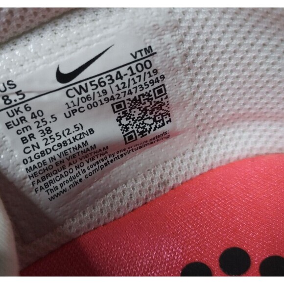 Nike Joyride Dual Run Shoes Women's Size 8.5 White Black Laser Crimson - Picture 4 of 5